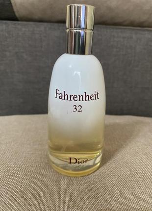 Christian dior fahrenheit 32 туалетна вода 100 мл без коробки, оригінал1 фото