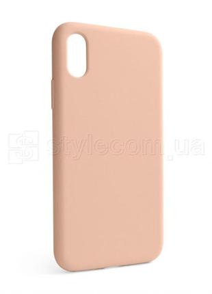 Чехол full silicone case для apple iphone x, xs grapefruit (61) (без логотипа)