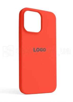 Чохол full silicone case для apple iphone 14 pro max orange (13)