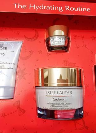 Estee lauder holiday protect + hydrate set4 фото