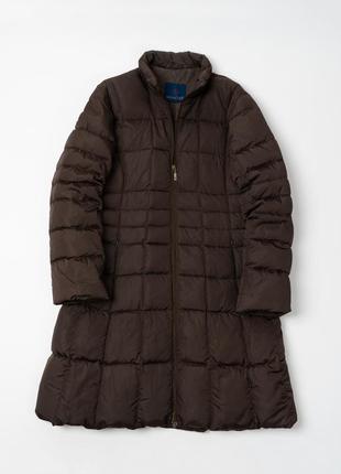 Moncler vintage long down coat jacket&nbsp;brown женская куртка пуховик