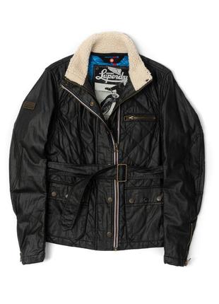 Superdry motorcycles 500 tokyo women’s quilted biker jacket like belstaff жіноча мотокуртка