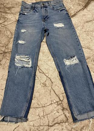 Джинст zara trf ix’d denim, размер 34