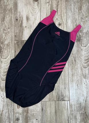 Оригинальный слитный спортивный купальник adidas6 фото