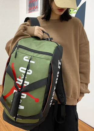 Рюкзак сумка jordan зеленый4 фото