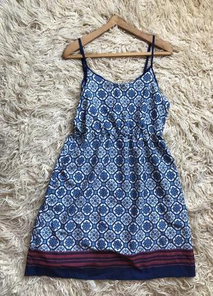 Сарафан платье,легкий голубой сарафан1 фото