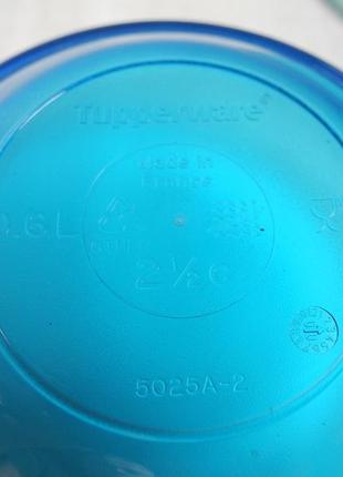 Чаша елегантність 600 мл від tupperware блакитна нова5 фото