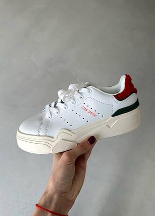 Женские кроссовки adidas stan smith bonega люкс качество