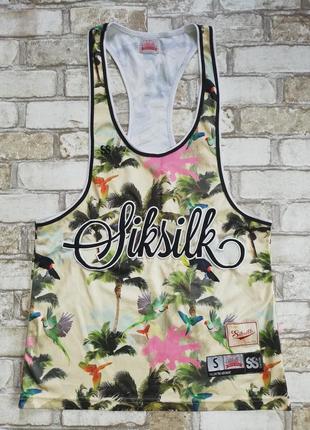 Яркая майка боксерка siksilk