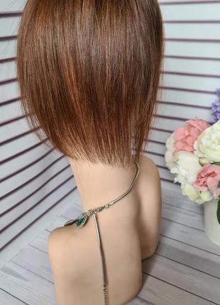 Накладка на макушку челка шторка 100% натуральный волос.