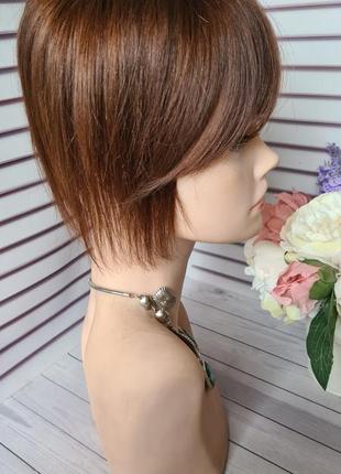 Накладка на макушку челка шторка 100% натуральный волос.