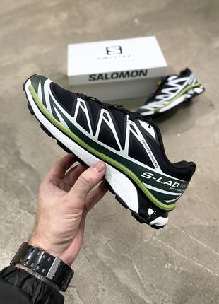 Salomon xt-6 black green lime