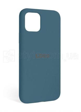 Чехол full silicone case для apple iphone 12, 12 pro cosmos blue (46)