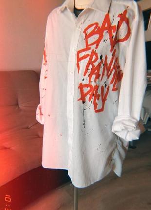 Кастомная рубашка «bad franklin day»6 фото
