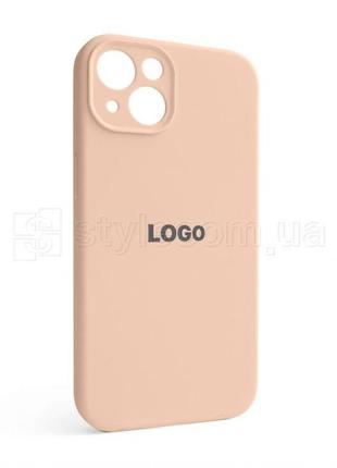 Чохол full silicone case для apple iphone 13 nude (19) закрита камера