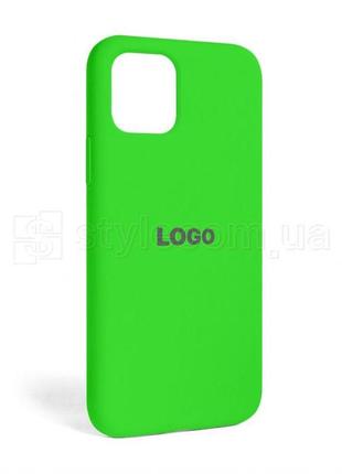 Чехол full silicone case для apple iphone 11 pro shiny green (40)
