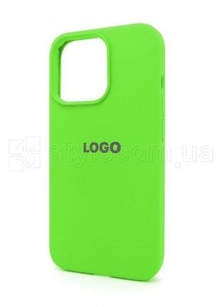 Чехол full silicone case для apple iphone 13 pro shiny green (40)