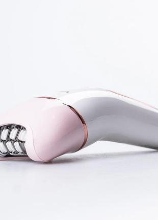 Епілятор тример бритва акумуляторний для обличчя і шкіри жіночий 6в1 рожевий5 фото