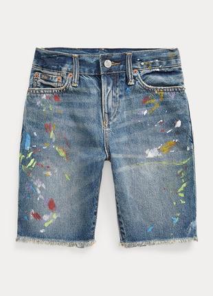 Стильные джинсовые шорты на мальчика polo ralphlauren3 фото
