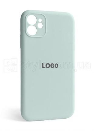 Чехол full silicone case для apple iphone 12 turquoise (17) закрытая камера
