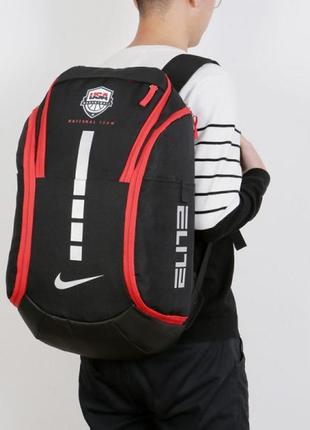 Рюкзак nike hoops elite pro team usa чорний8 фото