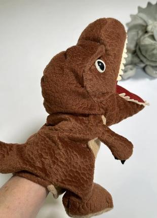 Плюшеві ручні іграшки динозаври