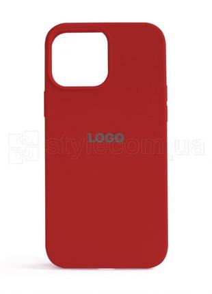 Чехол full silicone case для apple iphone 13 pro max red (14)