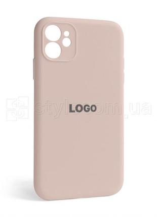 Чохол full silicone case для apple iphone 12 nude (19) закрита камера