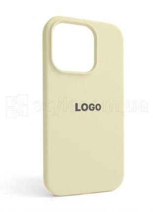 Чохол full silicone case для apple iphone 14 pro antique white (10)