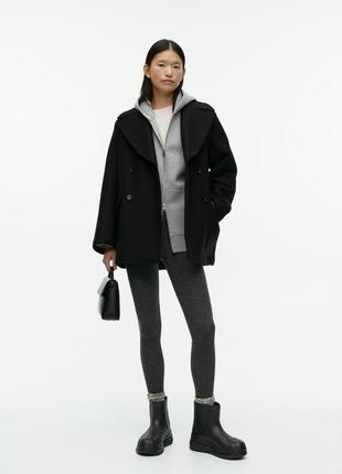 S/l h&m новые фирменные женские трикотажные леггинсы в рубчик