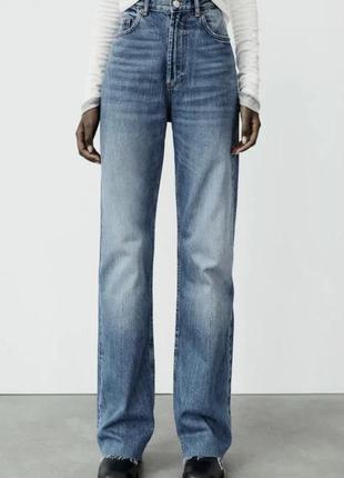 Wide leg zara джинсы 36 размер