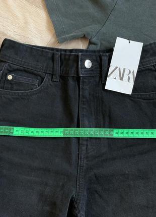 Джинсы мом zara с высокой посадкой джинсы zara. джинси мом zara, жіночі джинси zara висока посадка розмір 34.8 фото