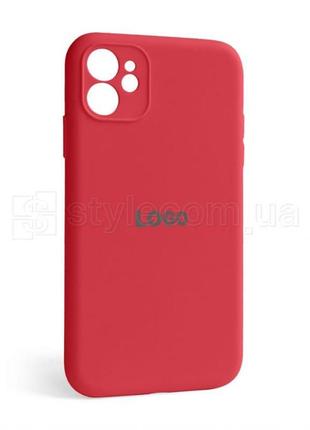 Чехол full silicone case для apple iphone 12 camellia (25) закрытая камера