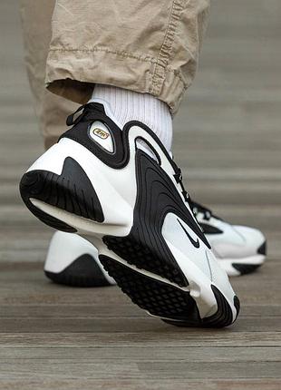 Найк зум 2к белые черные nike zoom 2k white\black