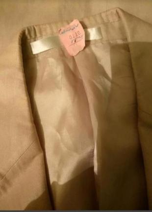 🔥 мужской пиджак шёлк + лен "collezione" 🔥5 фото