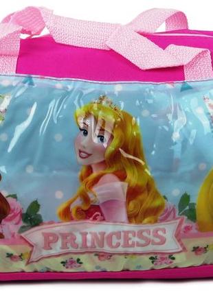 Спортивная детская сумка для девочки 17l princess, принцессы4 фото