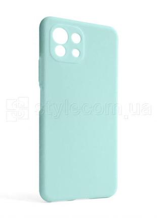 Чохол full silicone case для xiaomi mi 11 lite 4g turquoise (17) (без логотипа)