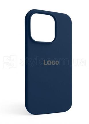 Чохол full silicone case для apple iphone 14 pro blue cobalt (36)