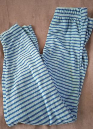 Махрові піжамні штани для дівчинки, р.1401 фото