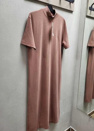 Платье zara из плотного трикотажа с эффектом потертости - xs, s, m, l, xl9 фото