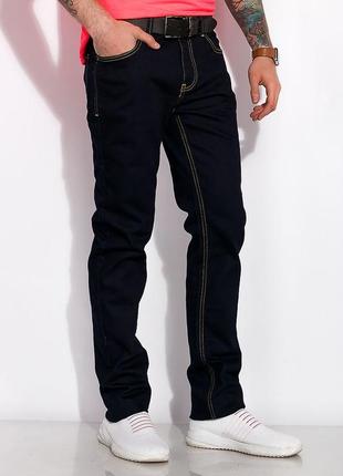 Новые базовые мужские стильные темные джинсы2 фото