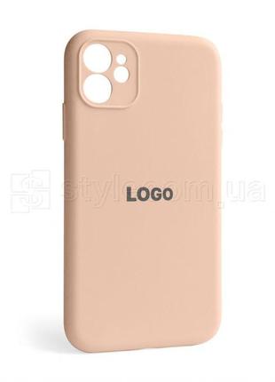 Чохол full silicone case для apple iphone 11 nude (19) закрита камера