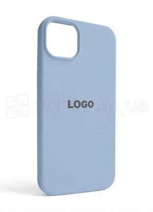 Чехол full silicone case для apple iphone 14 plus light blue (05)