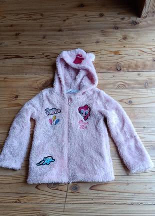 Курточка из велсофта на 6-7 лет