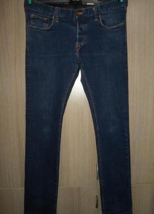 Джинсы стрейчевые denim w 36 l 34 пояс 94-100 см