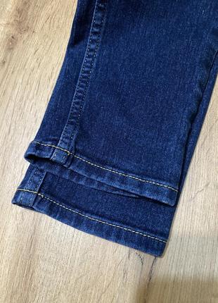 Базовые зауженные темно-синие джинсы skinny h&amp;m5 фото