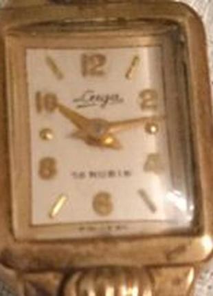 Вінтажний жіночий наручний годинник r.w.a.g. double boden edelstahl німеччина швейцарський механізм5 фото