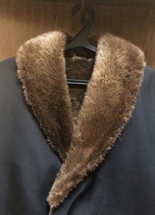 Продам чоловічу зимню куртку на натуральному хутрі7 фото