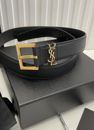 Ремень ysl yves saint laurent шкіра1 фото