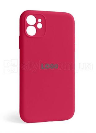 Чохол full silicone case для apple iphone 12 pomegranate (59) закрита камера1 фото